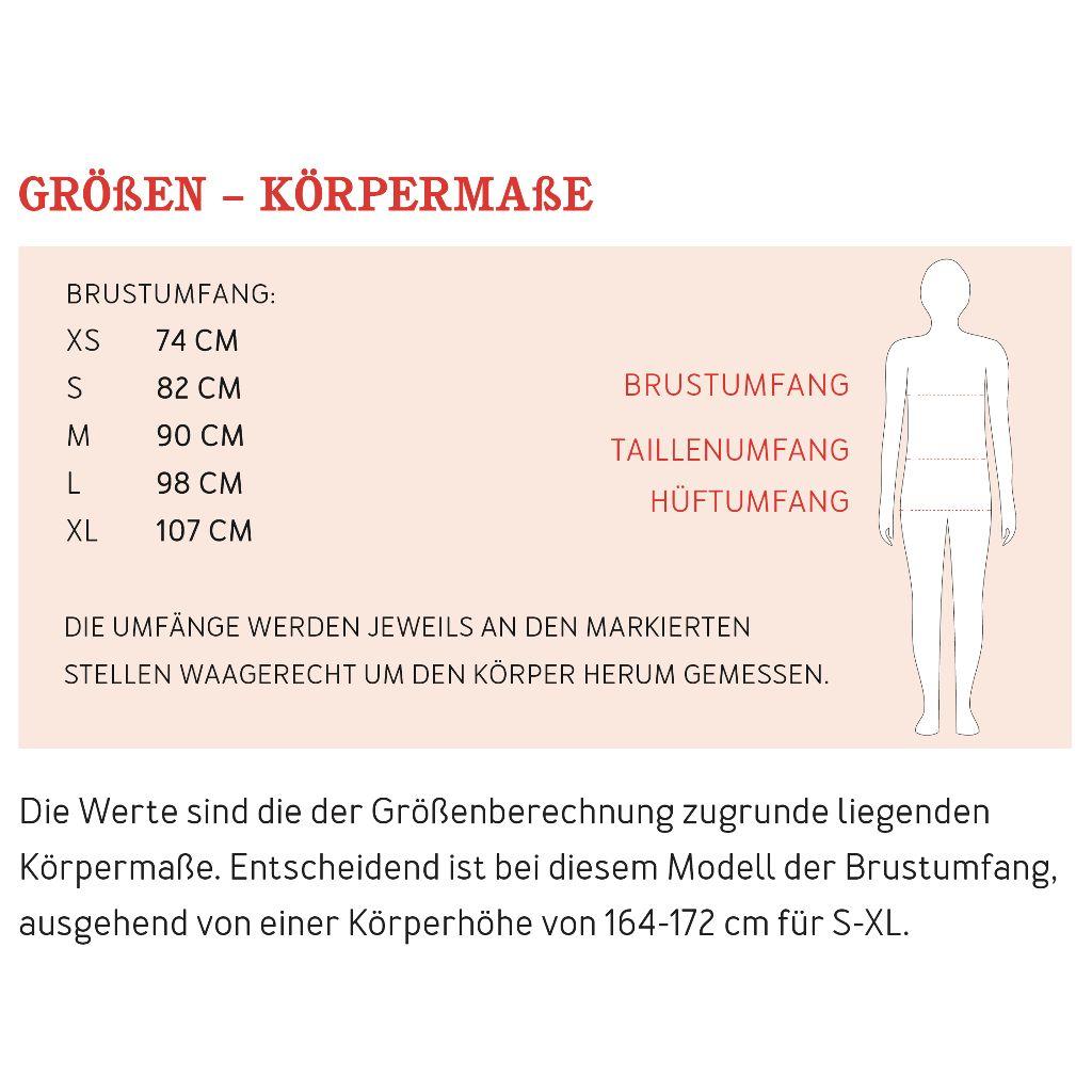 Papierschnittmuster Trägershirt Frau Josy XS-XL